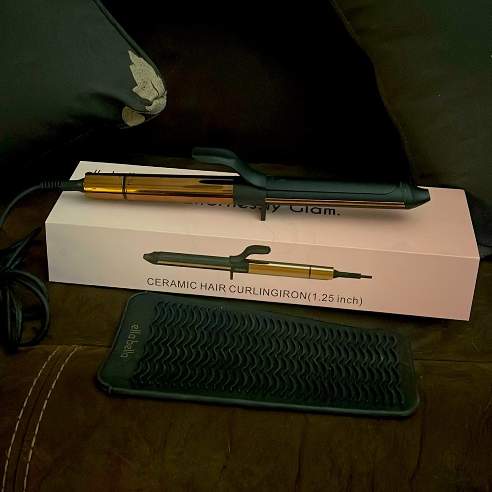 Curling Iron 1 25 Professional Hair Curler • Curling Wand • Ceramic Curling